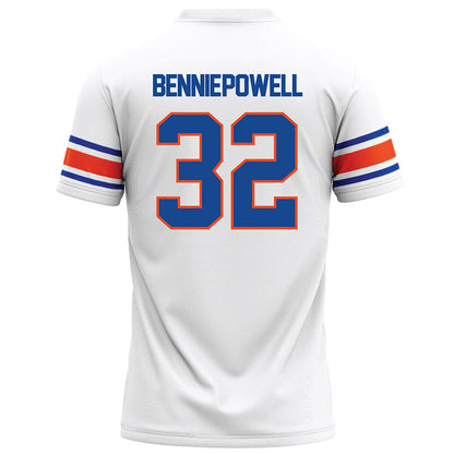 Boise State - NCAA Football : Taebron Bennie-Powell - White Football Jersey-1