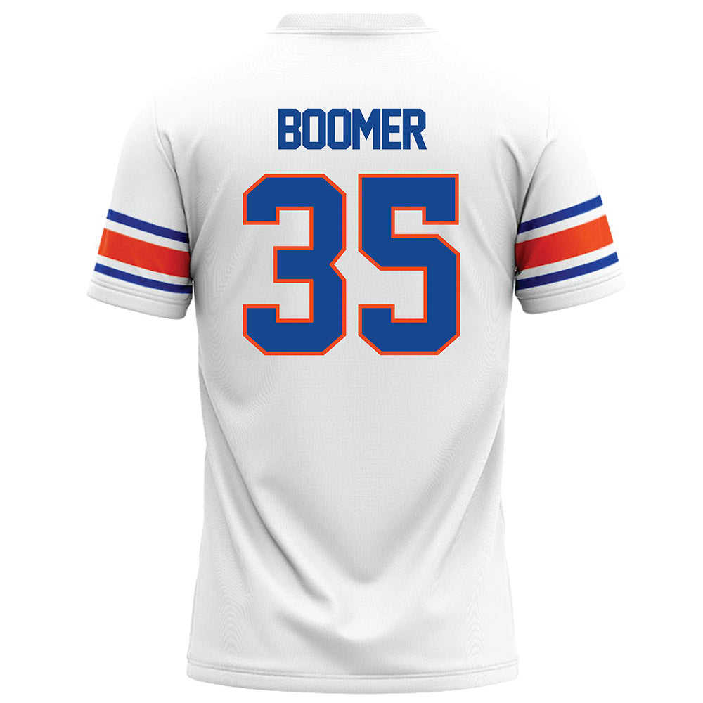 Boise State - NCAA Football : Colton Boomer - White Football Jersey-1