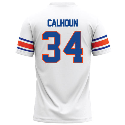 Boise State - NCAA Football : Dominik Calhoun - White Football Jersey-1