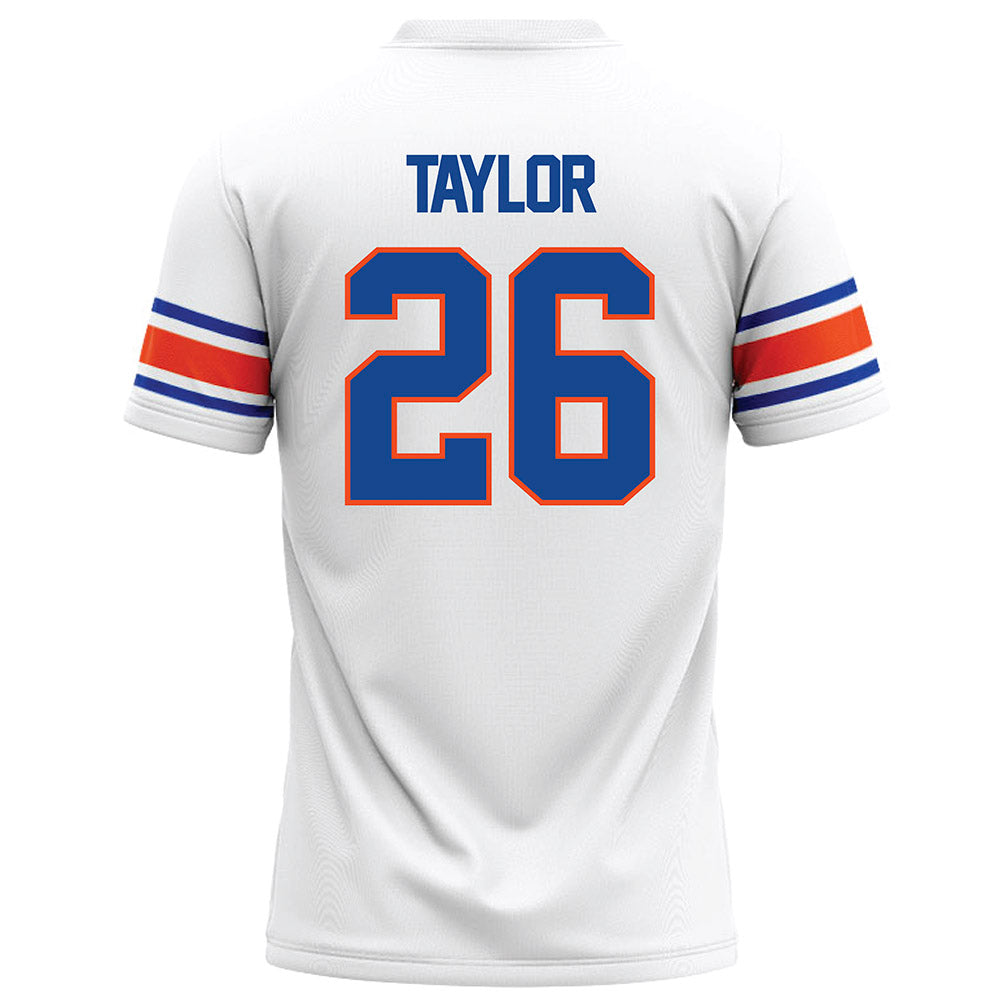 Boise State - NCAA Football : Khai Taylor - White Football Jersey
