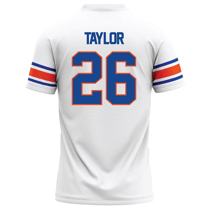 Boise State - NCAA Football : Khai Taylor - White Football Jersey
