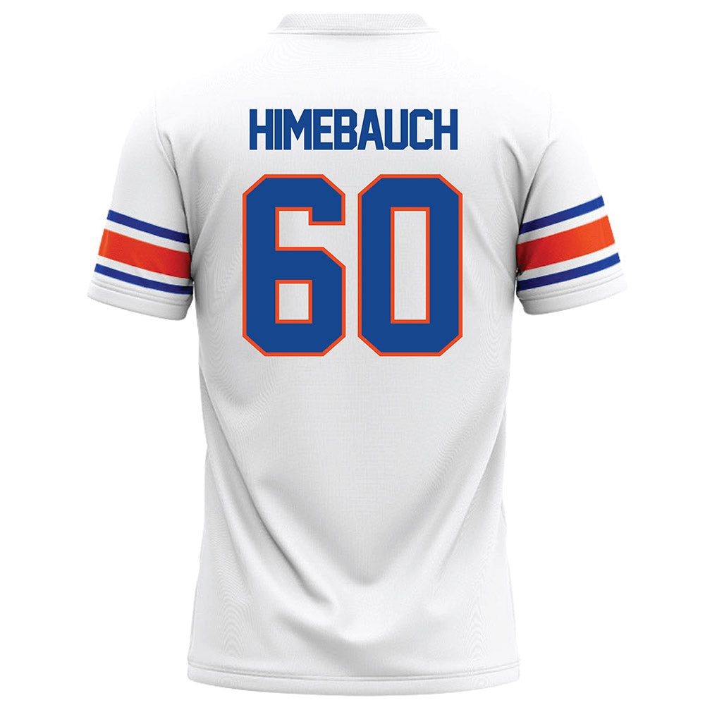 Boise State - NCAA Football : Tyler Himebauch - White Football Jersey-1