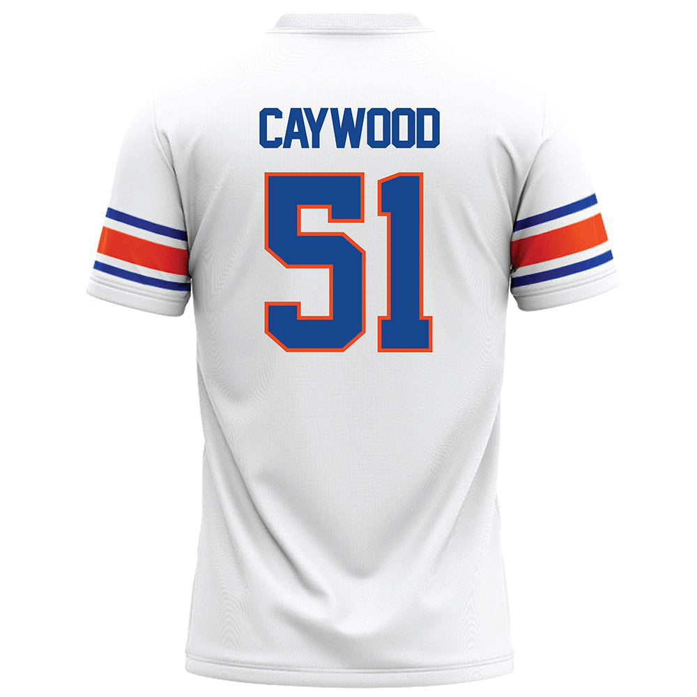 Boise State - NCAA Football : Roman Caywood - White Football Jersey