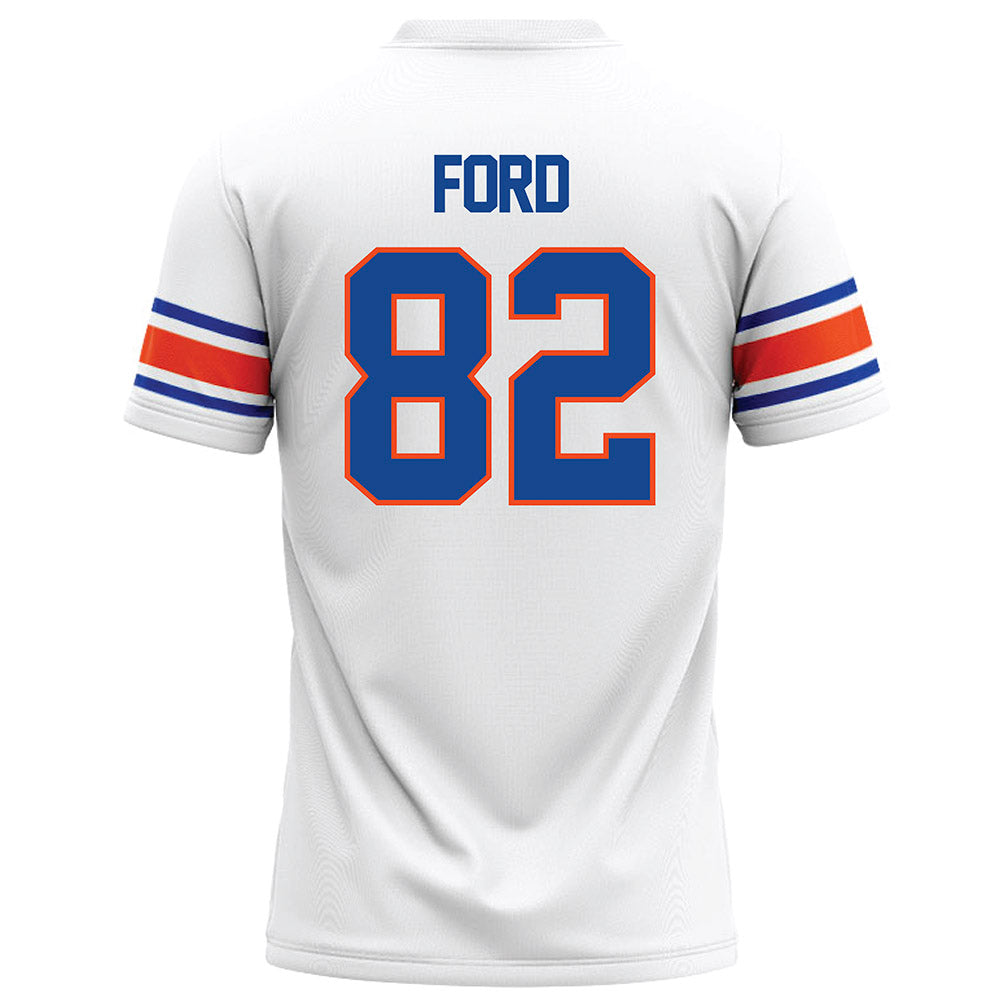 Boise State - NCAA Football : Ben Ford - White Football Jersey