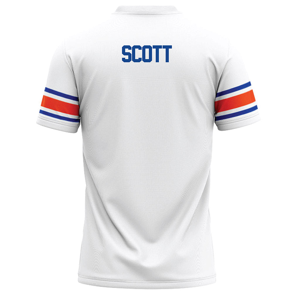 Boise State - NCAA Football : Bradan Scott - White Football Jersey-1