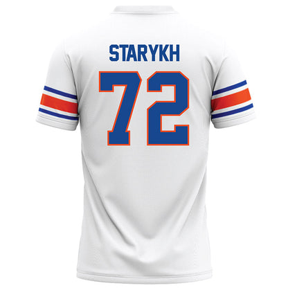 Boise State - NCAA Football : Daniil Starykh - White Football Jersey-1