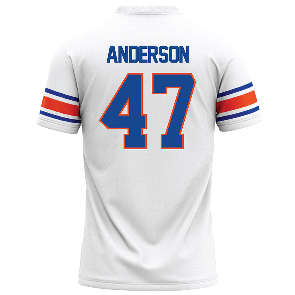 Boise State - NCAA Football : Kaden Anderson - White Football Jersey-1