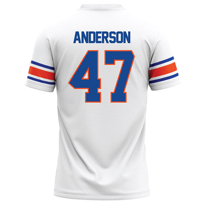 Boise State - NCAA Football : Kaden Anderson - White Football Jersey-1
