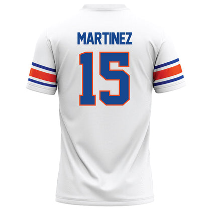 Boise State - NCAA Football : Zeke Martinez - White Football Jersey-1