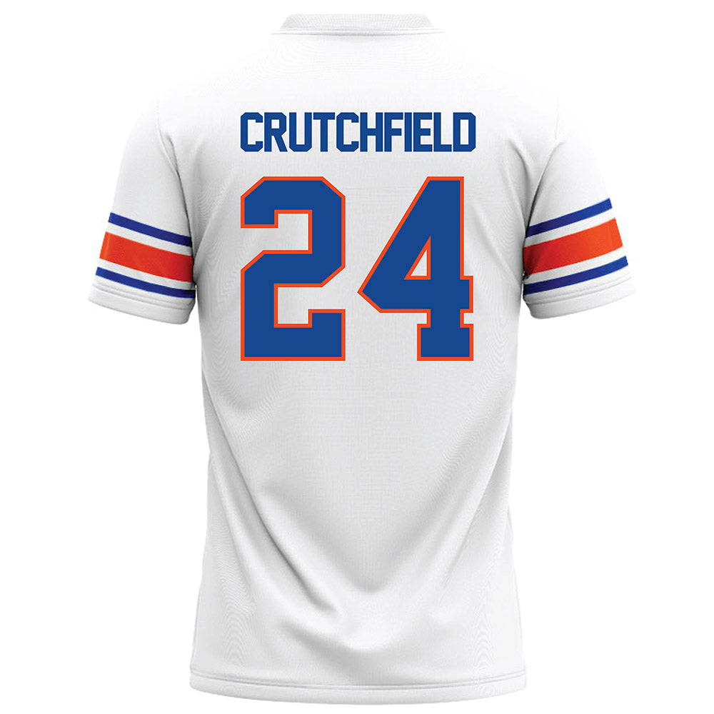 Boise State - NCAA Football : Tahj Crutchfield - White Football Jersey-1