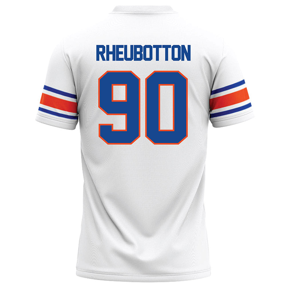 Boise State - NCAA Football : Drew Rheubotton - White Football Jersey-1