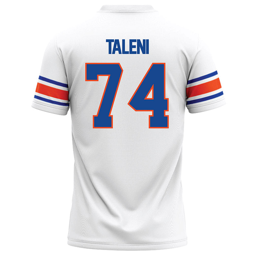 Boise State - NCAA Football : Alma Taleni - White Football Jersey-1