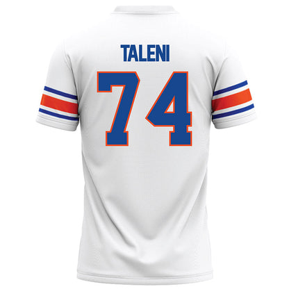 Boise State - NCAA Football : Alma Taleni - White Football Jersey-1