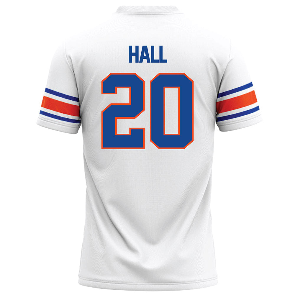 Boise State - NCAA Football : Kyle Hall - White Football Jersey-1
