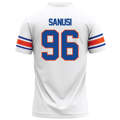 Boise State - NCAA Football : Lopez Sanusi - White Football Jersey-1