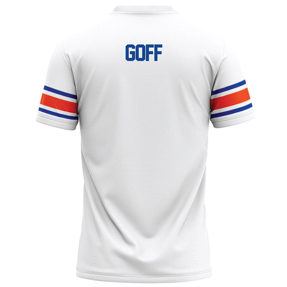 Boise State - NCAA Football : Juelz Goff - White Football Jersey-1