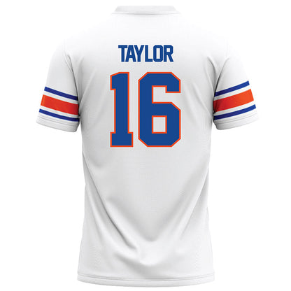 Boise State - NCAA Football : Jackson Taylor - White Football Jersey-1