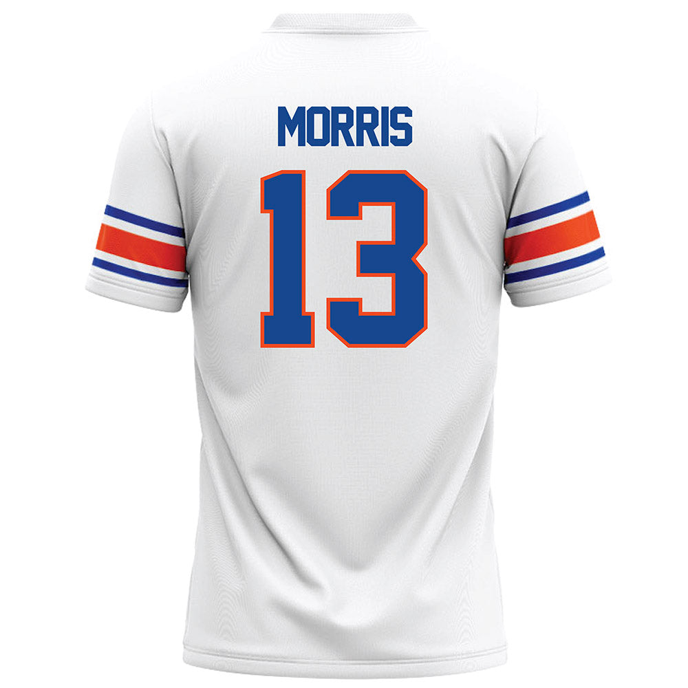 Boise State - NCAA Football : Darren Morris - White Football Jersey-1