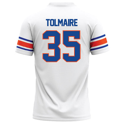 Boise State - NCAA Football : Treyvon Tolmaire - White Football Jersey