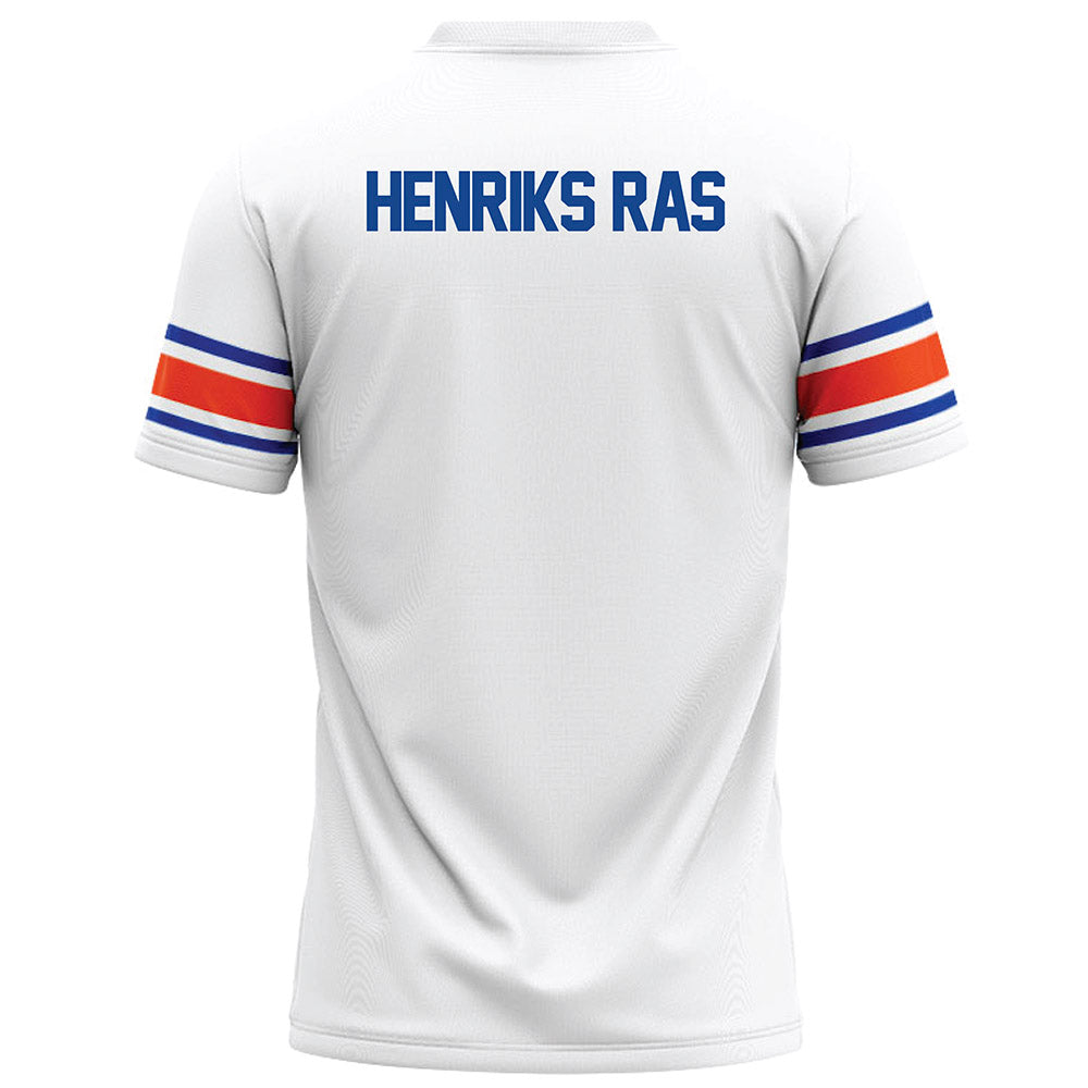 Boise State - NCAA Football : Gustaf Henriks Ras - White Football Jersey-1