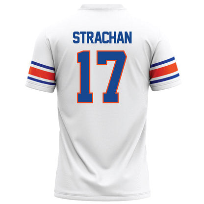 Boise State - NCAA Football : Prince Strachan - White Football Jersey