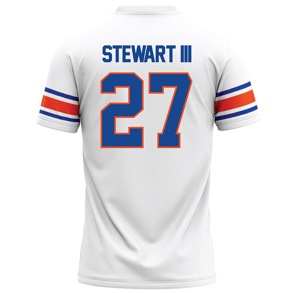 Boise State - NCAA Football : Harry Stewart III - White Football Jersey-1
