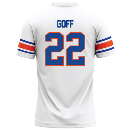 Boise State - NCAA Football : Juelz Goff - White Football Jersey-1
