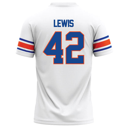 Boise State - NCAA Football : Zyhaire Lewis - White Football Jersey-1