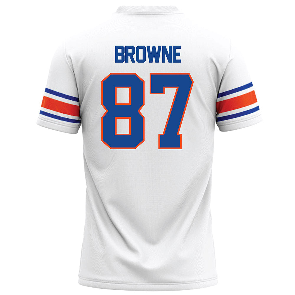 Boise State - NCAA Football : Keawe Browne - White Football Jersey-1