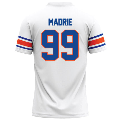 Boise State - NCAA Football : Michael Madrie - White Football Jersey-1