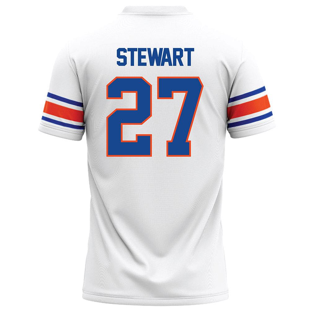 Boise State - NCAA Football : Harry Stewart - White Football Jersey-1