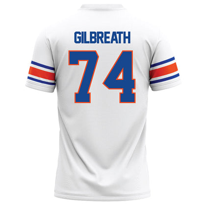 Boise State - NCAA Football : Connor Gilbreath - White Football Jersey