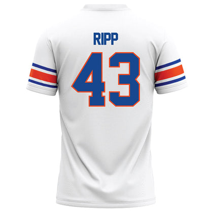 Boise State - NCAA Football : Jake Ripp - White Football Jersey-1