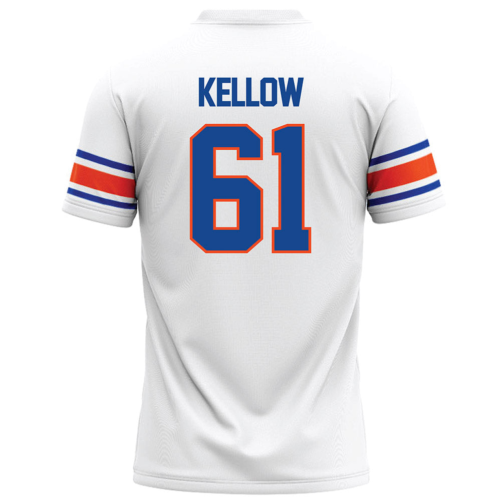 Boise State - NCAA Football : Caden Kellow - White Football Jersey-1