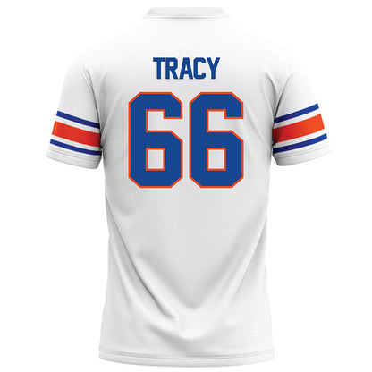 Boise State - NCAA Football : Jacob Tracy - White Football Jersey-1