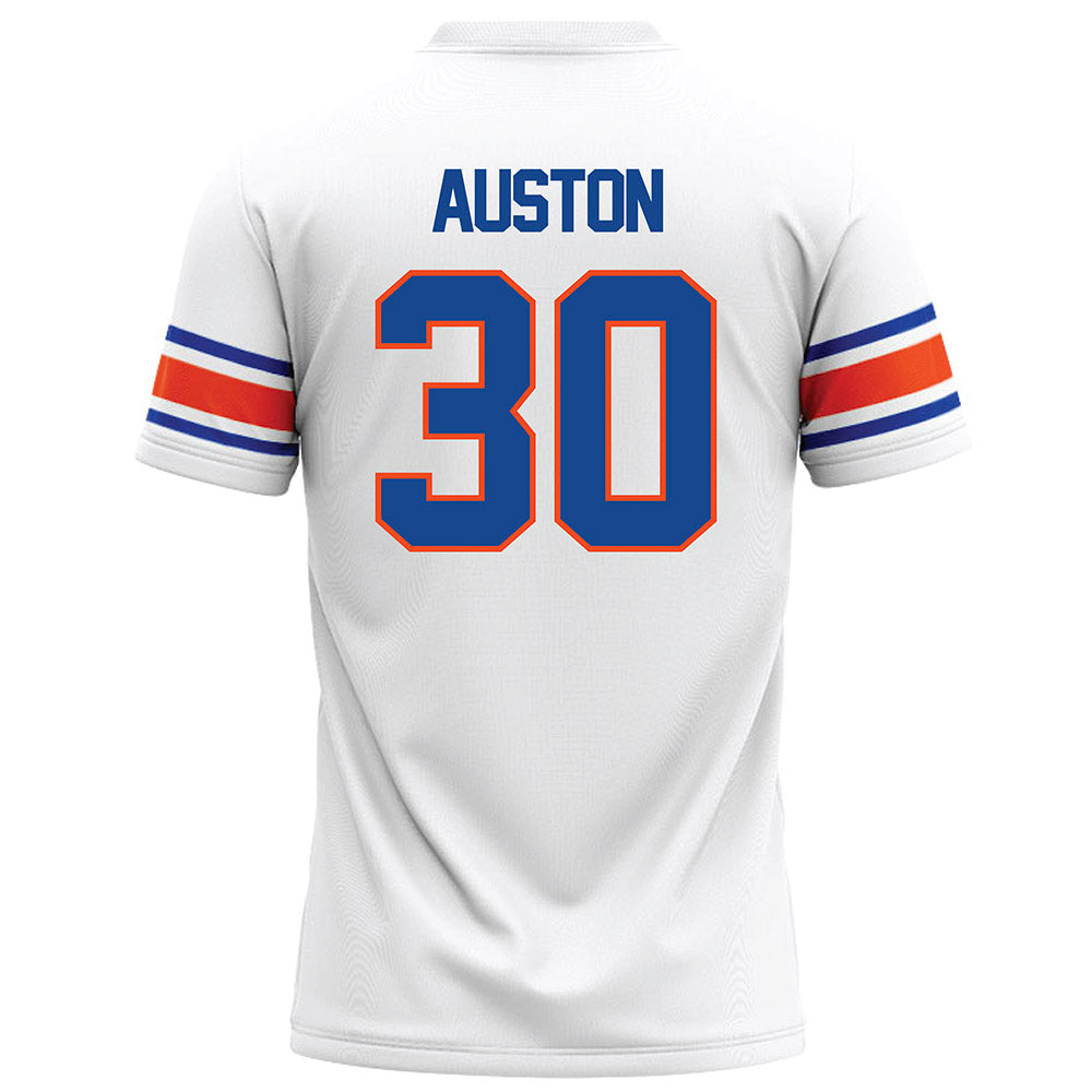 Boise State - NCAA Football : Adam Auston - White Football Jersey-1