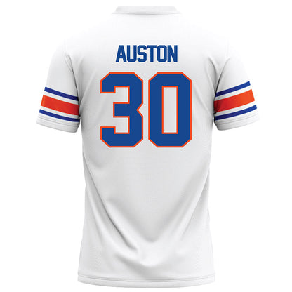 Boise State - NCAA Football : Adam Auston - White Football Jersey-1