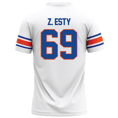 Boise State - NCAA Football : Zander Z. Esty - White Football Jersey-1