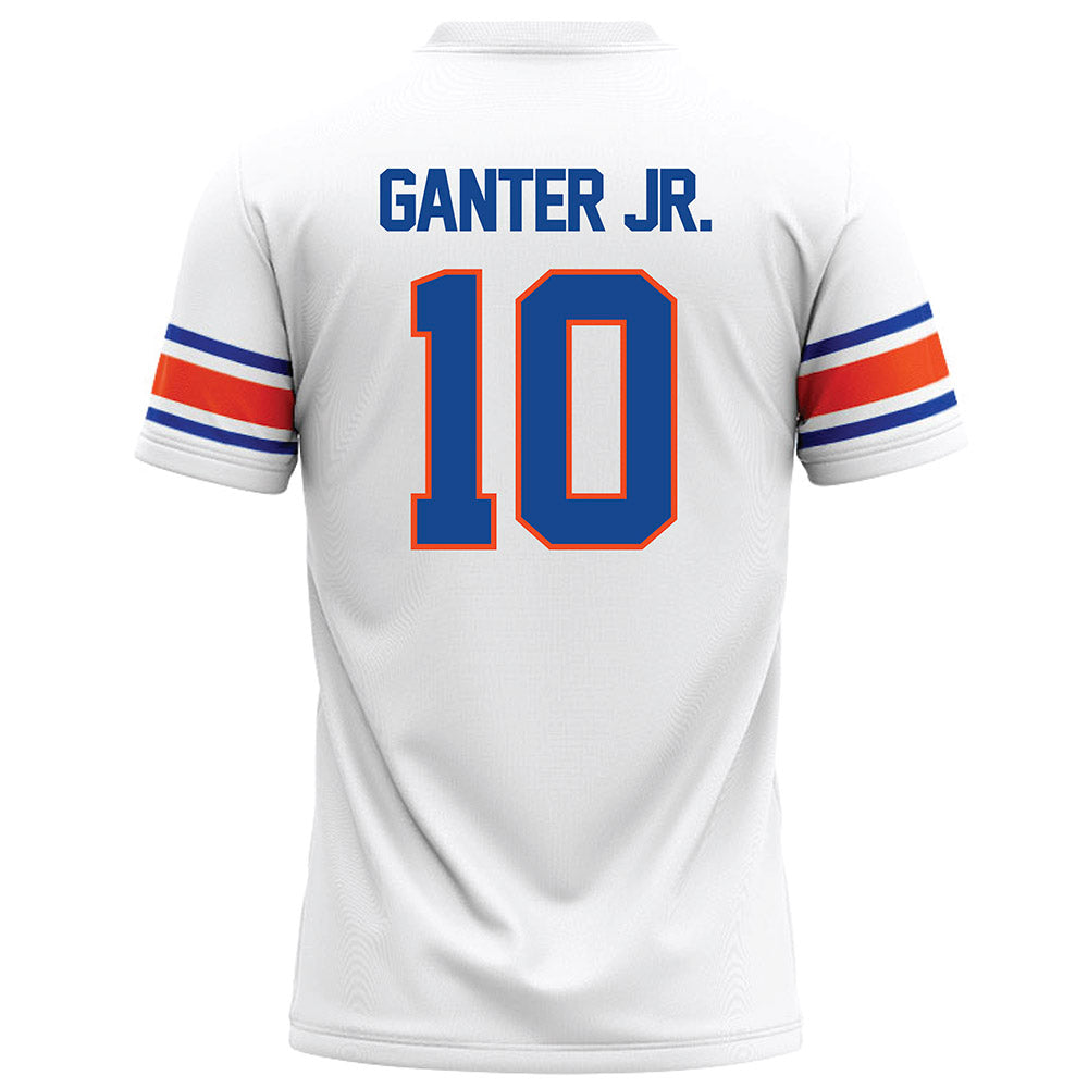 Boise State - NCAA Football : Derek Ganter Jr. - White Football Jersey-1