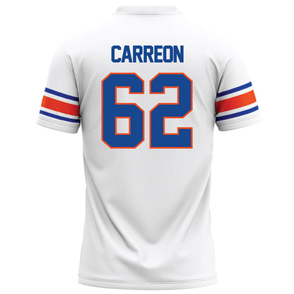 Boise State - NCAA Football : Roger Carreon - White Football Jersey-1