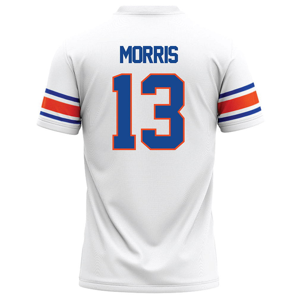 Boise State - NCAA Football : Darren Morris - White Football Jersey-1