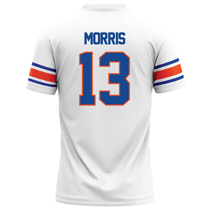 Boise State - NCAA Football : Darren Morris - White Football Jersey-1