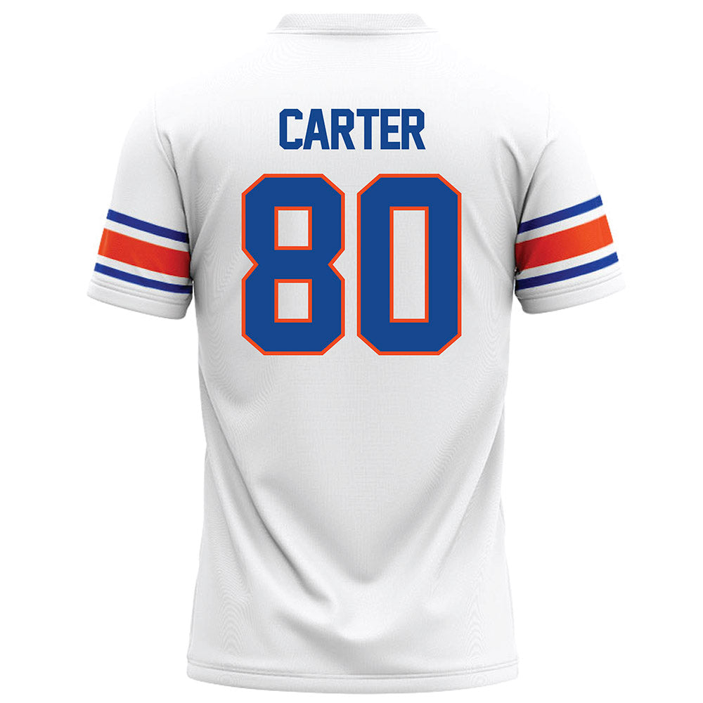 Boise State - NCAA Football : Romeo Carter - White Football Jersey-1