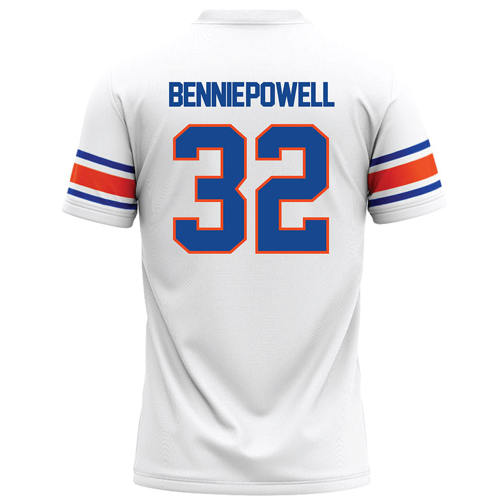 Boise State - NCAA Football : Taebron Bennie-Powell - White Football Jersey-1