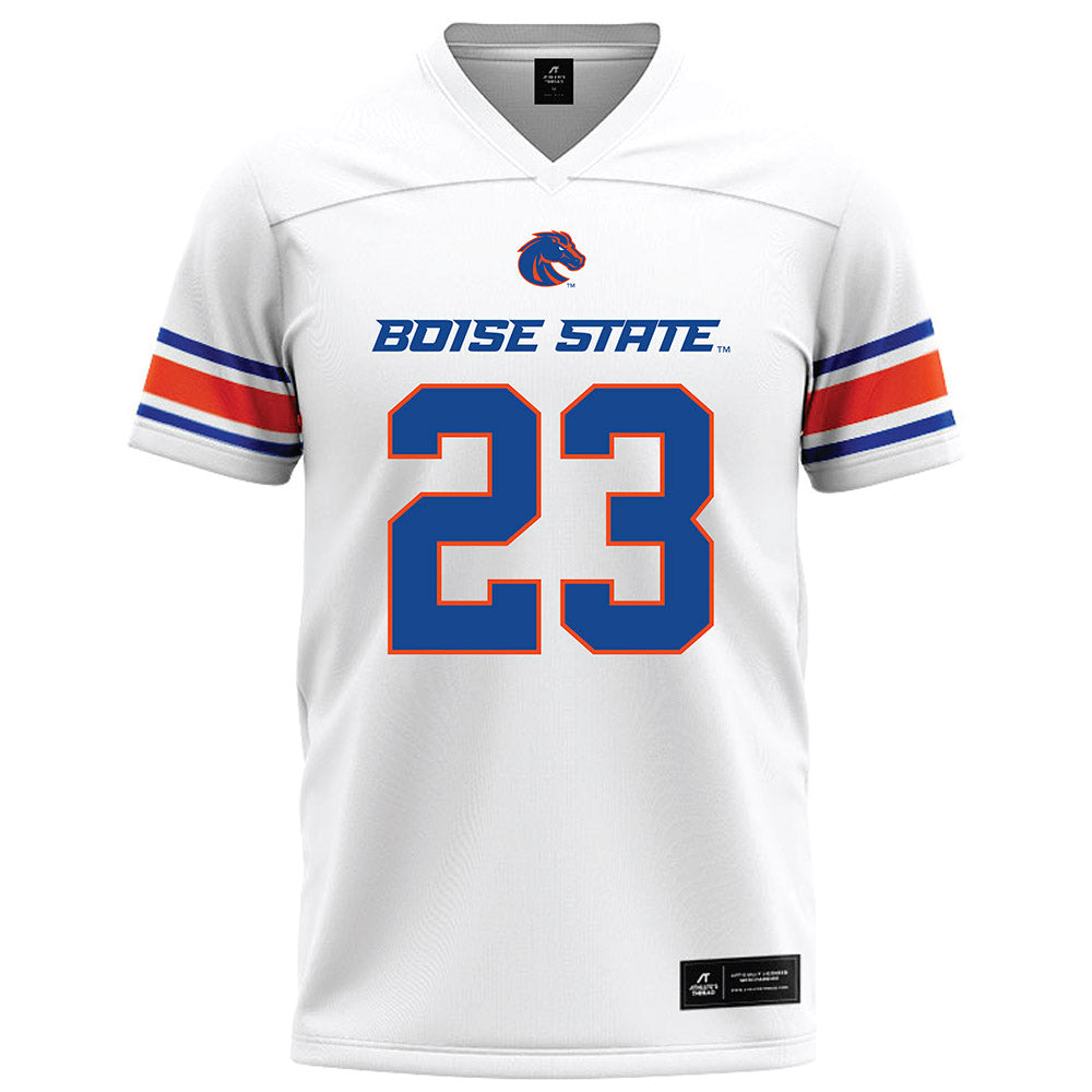 Boise State - NCAA Football : David Hill - White Football Jersey-0
