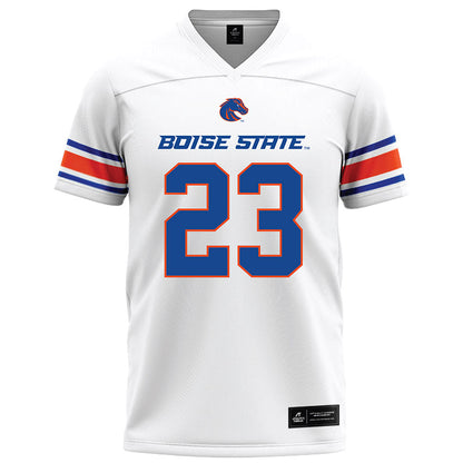 Boise State - NCAA Football : David Hill - White Football Jersey-0