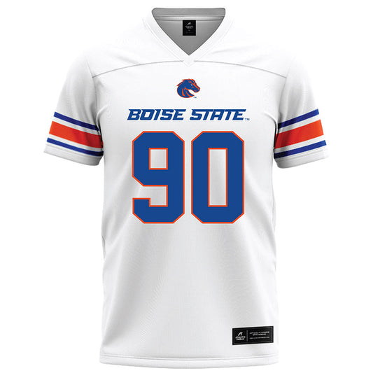 Boise State - NCAA Football : Drew Rheubotton - White Football Jersey-0
