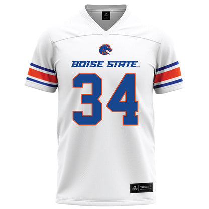 Boise State - NCAA Football : Dominik Calhoun - White Football Jersey-0