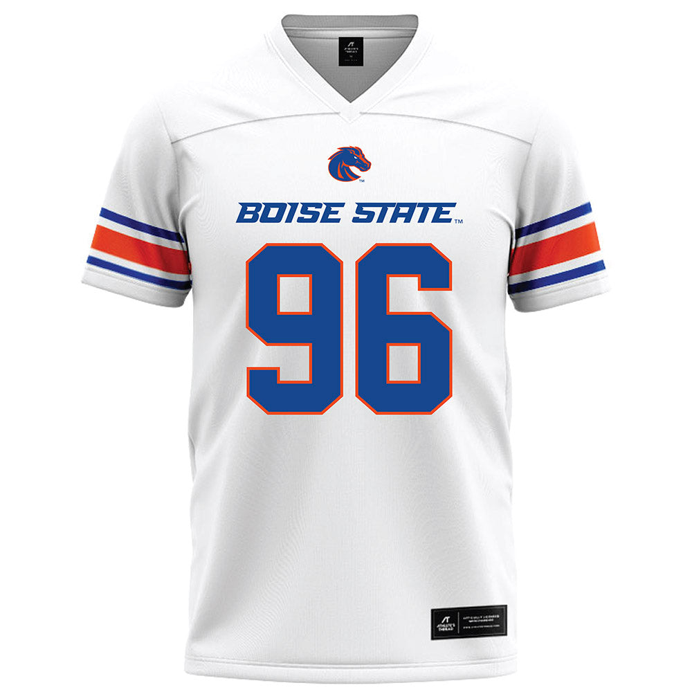 Boise State - NCAA Football : Lopez Sanusi - White Football Jersey-0