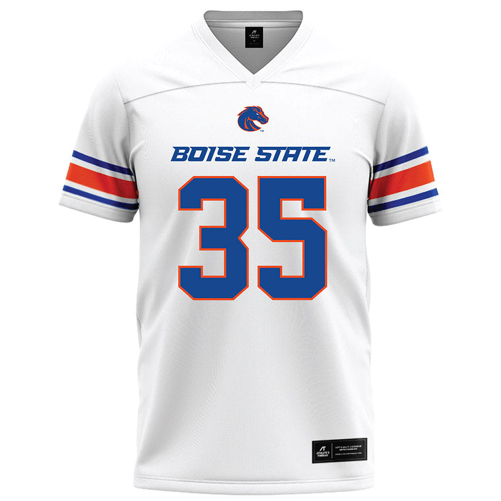 Boise State - NCAA Football : Colton Boomer - White Football Jersey-0